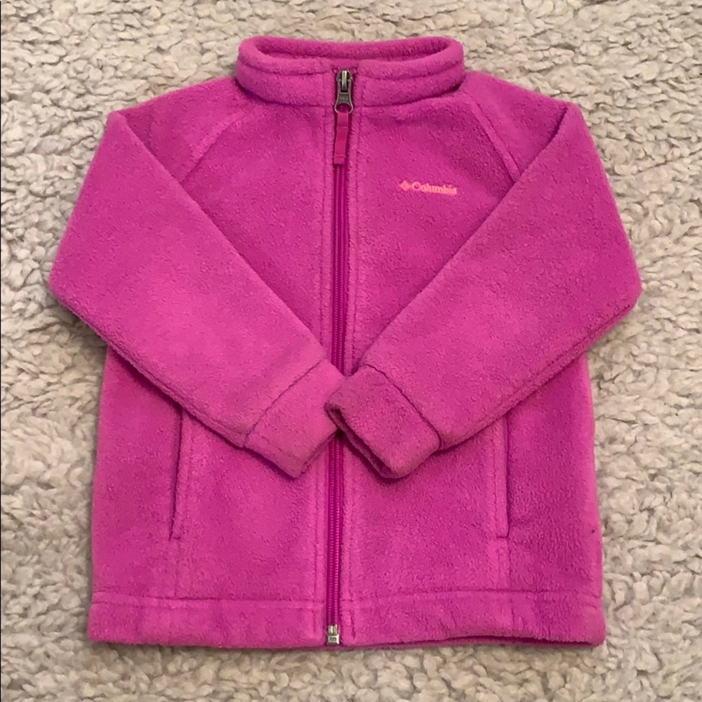 Columbia - Pink Fleece Zip-Up 💕